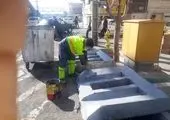 نصب احجام نوروزى در معابر و بوستان های منطقه سه

