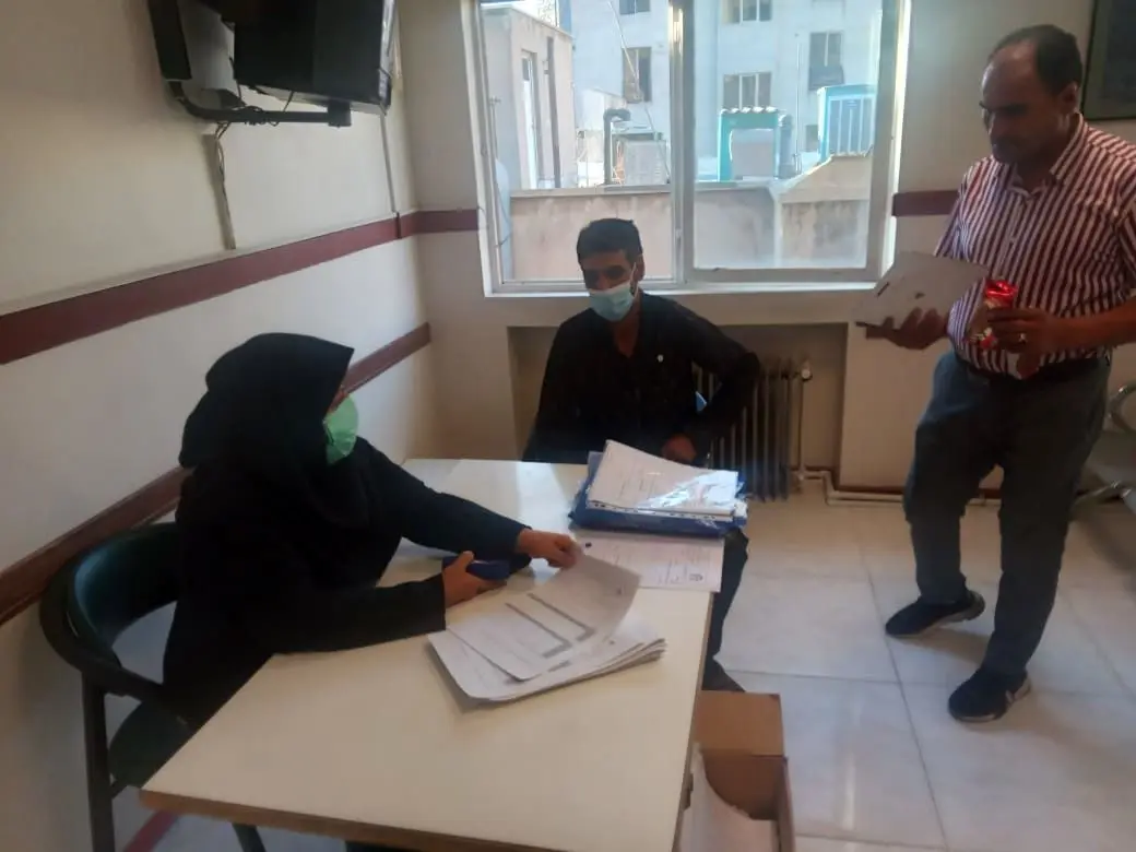 سنجش سلامت ۳۰۰ کارگر خدمات شهری منطقه۱۳

