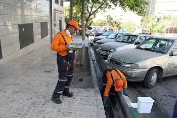 اجرای طرح ضربتی مبارزه با حیوانات موذی در معابر منطقه2

