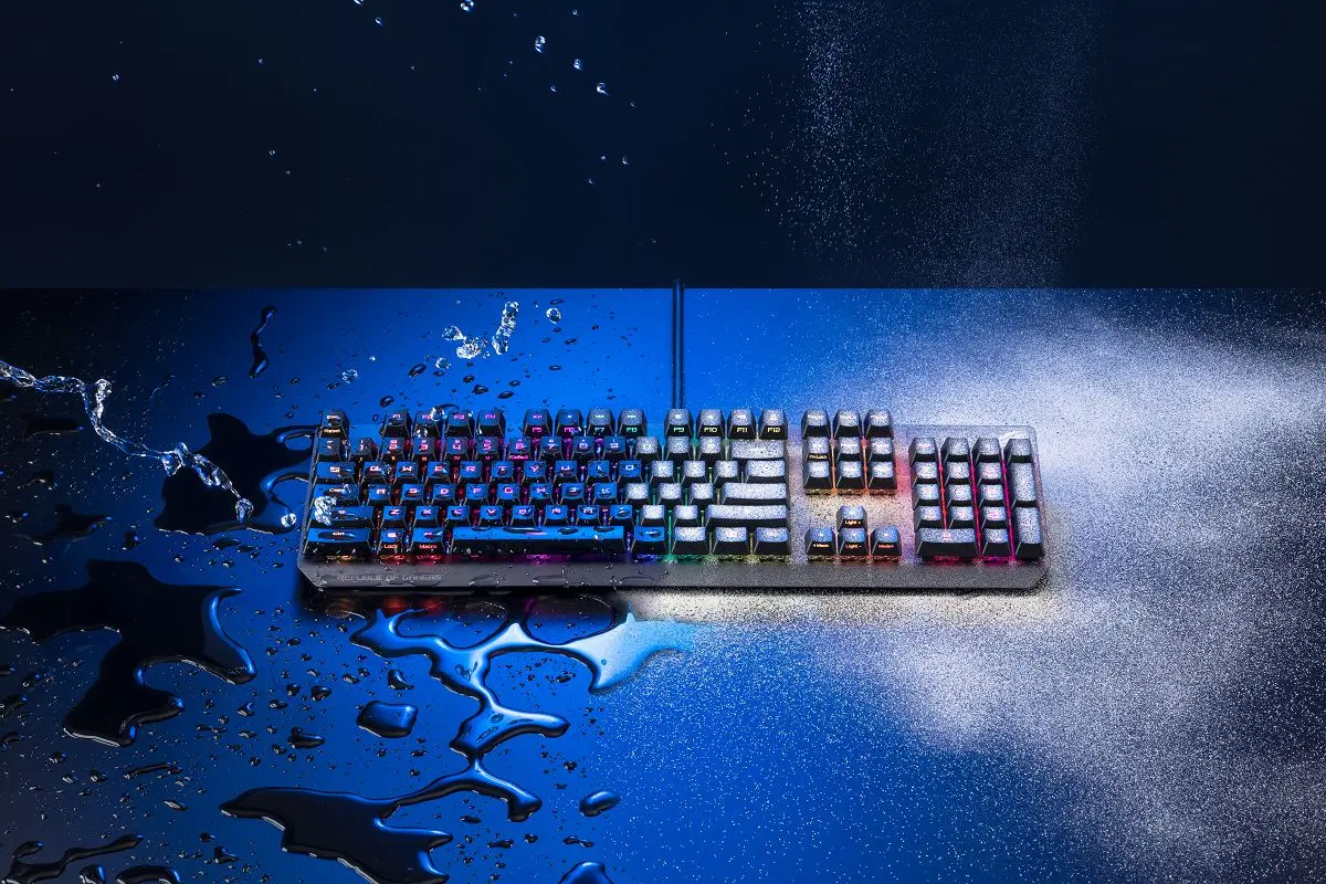 کیبرد گیمینگ ROG STRIX Scope RX ایسوس؛ همراه گیمرهای حرفه‌ای