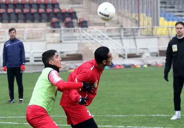 حضور ملیپوش امید در تمرین پرسپولیس