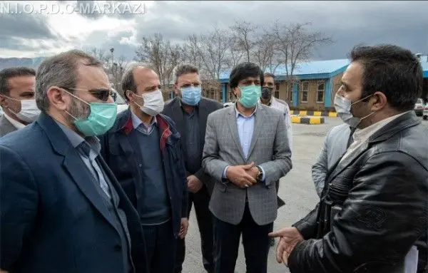 بازدید استاندار استان مرکزی از پارکینگ نفتکشهای انبار نفت شهید سردار رحیم آنجفی