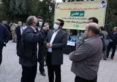 حضور مدیرعامل جدید شرکت بهره برداری متروی تهران و حومه در مراسم تشییع پیکر علیرضا گودرزی