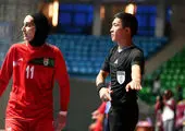 پیروزی تیم فوتسال دختران ایران مقابل بحرین