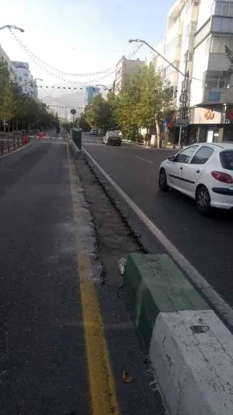 رفع نقاط حادثه خیز خیابان ولیعصر(عج)