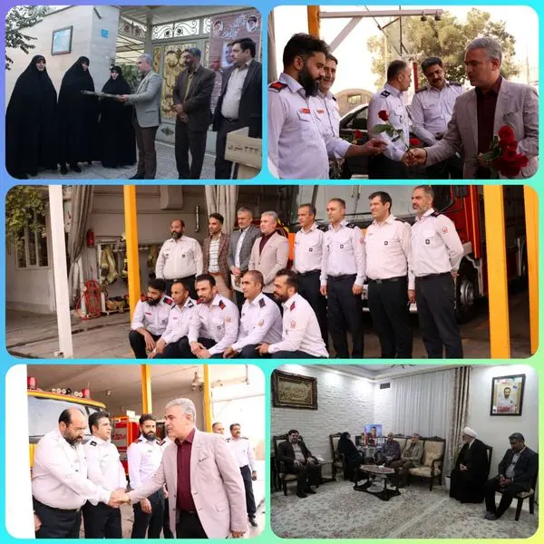 تقدیر شهردار منطقه ۱۵ از ایثارگری و فداکاری آتش نشانان به عنوان قهرمان شهر