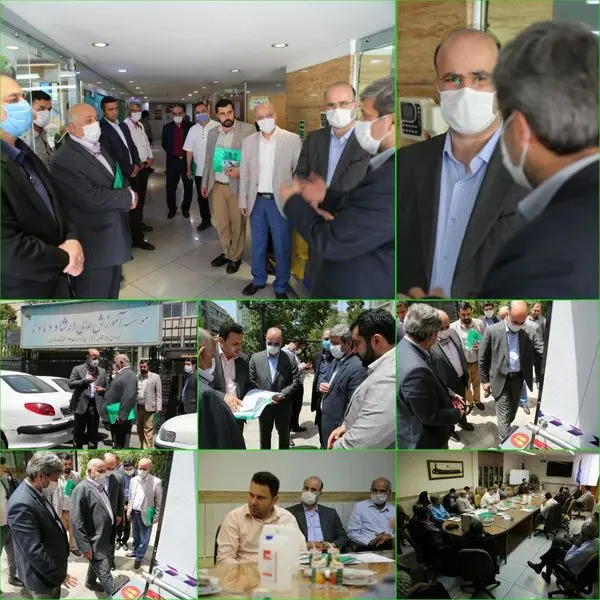 رونمایی از نخستین تونل ضدعفونی هوشمند دنیا در خیابان وصال شیرازی

