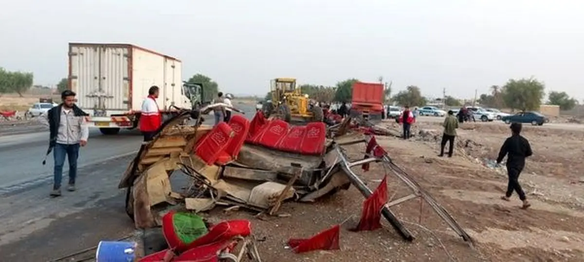 بیمه ایران علی الحساب ۲۰۰ میلیون تومان خسارت بابت دیه حادثه تصادف شوشتر پرداخت می کند

