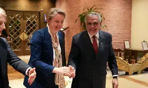 آتش‌بس و تنگه هرمز، موضوعات دیدار وزرای خارجه انگلیس و پاکستان