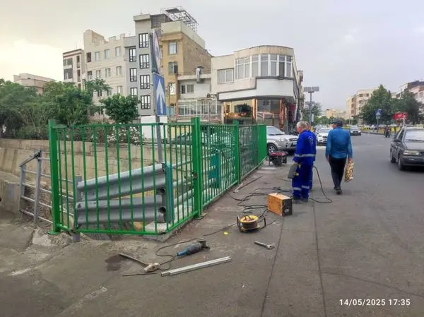 مسیل منوچهری در منطقه13 ایمن تر می شود