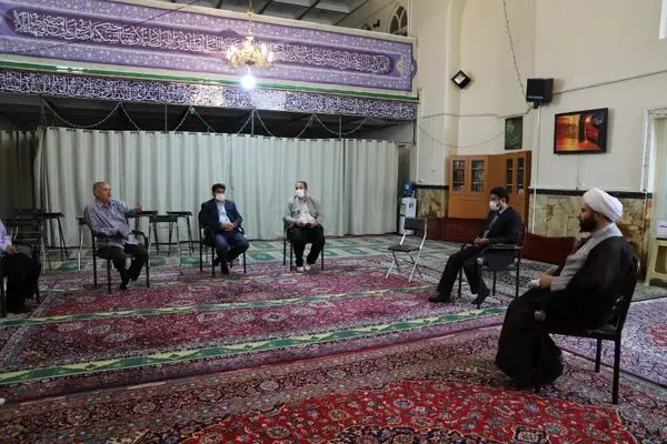 بازدید شهردار منطقه ۷ از مساجد جاوید و مهدی قائم