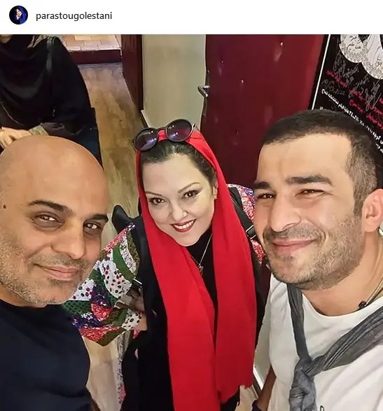 تصویری از خوشحالی پرستو گلستانی+عکس