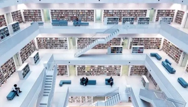 مدرن ترین کتابخانه در آلمان+عکس