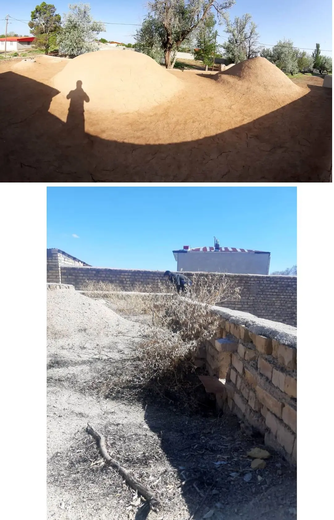 پایان مرمت بام حمام تاریخی روستای ولاشجرد فراهان 

