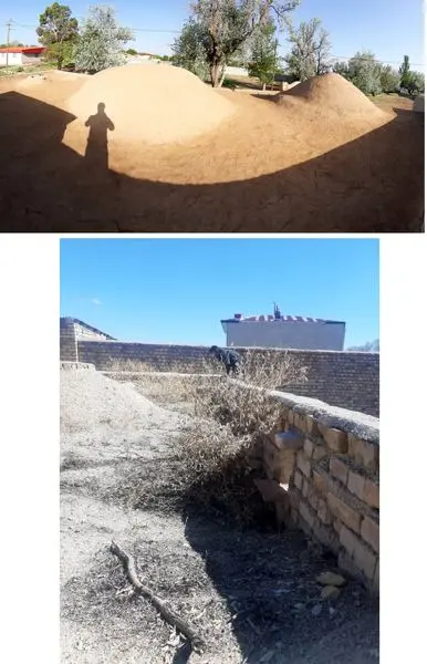 پایان مرمت بام حمام تاریخی روستای ولاشجرد فراهان