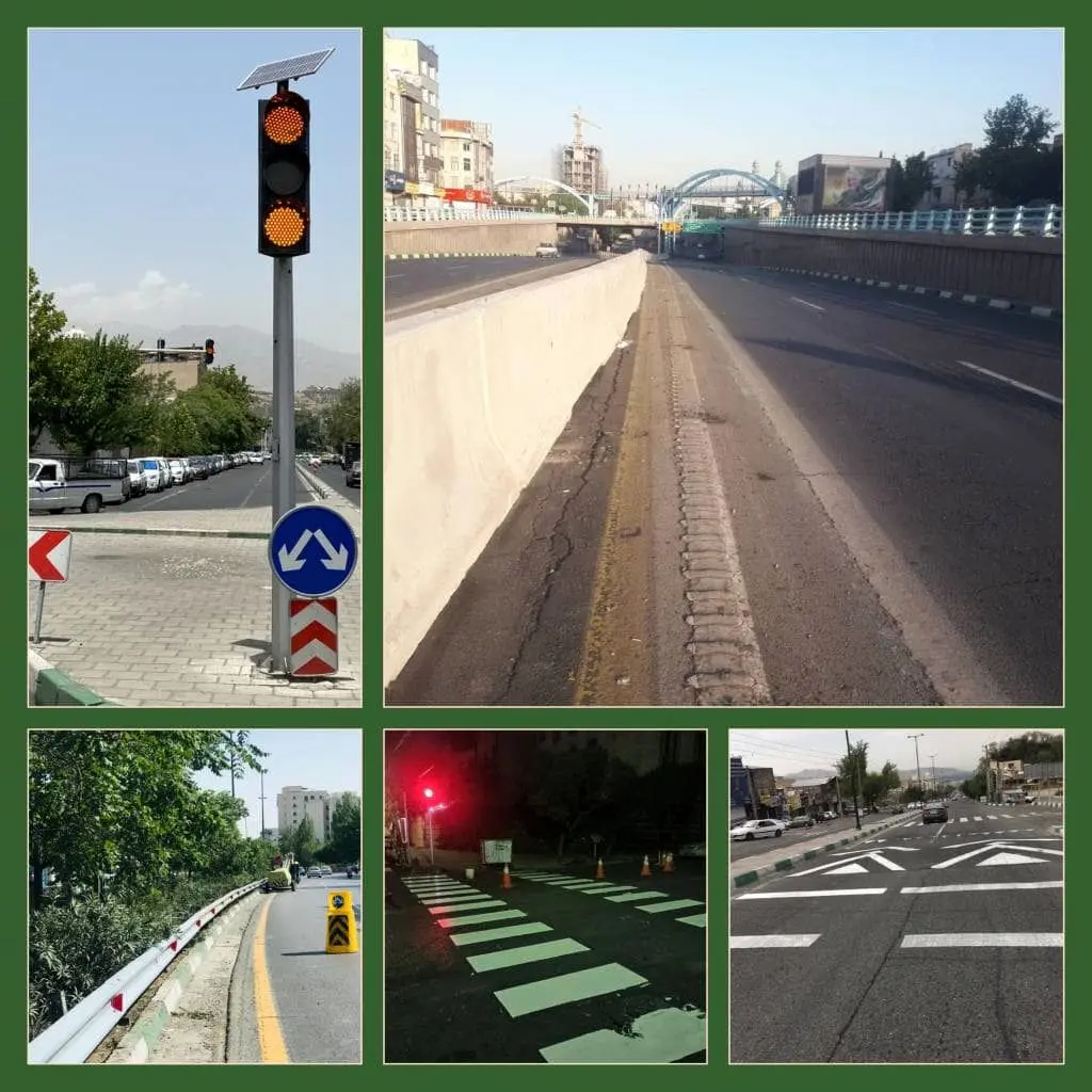 اقدامات ترافیکی تابستانه در منطقه 4

