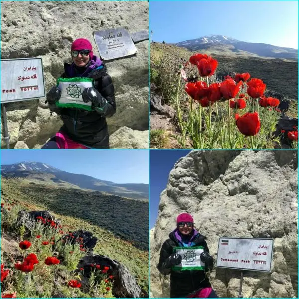 اولین صعود همکار شهرداری منطقه۶ تهران به بلندترین قله ایران