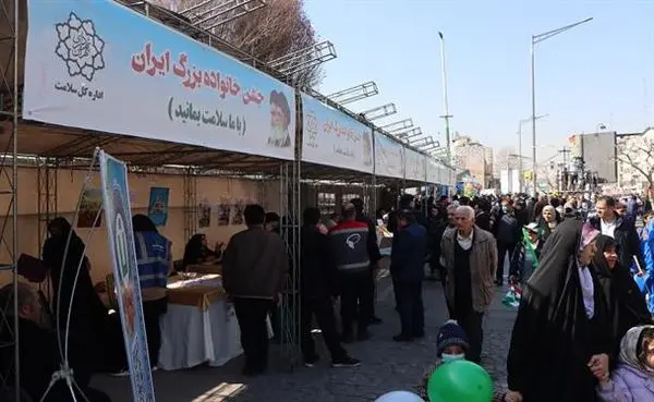 با همکاری شهرداری منطقه 11 و اداره کل سلامت فعالیت پردیسهای سلامت در بهارِ انقلاب اسلامی