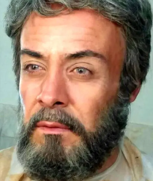 گریم حرفه ای "کاوه سماک باشی" در نقش یک پیرمرد+عکس