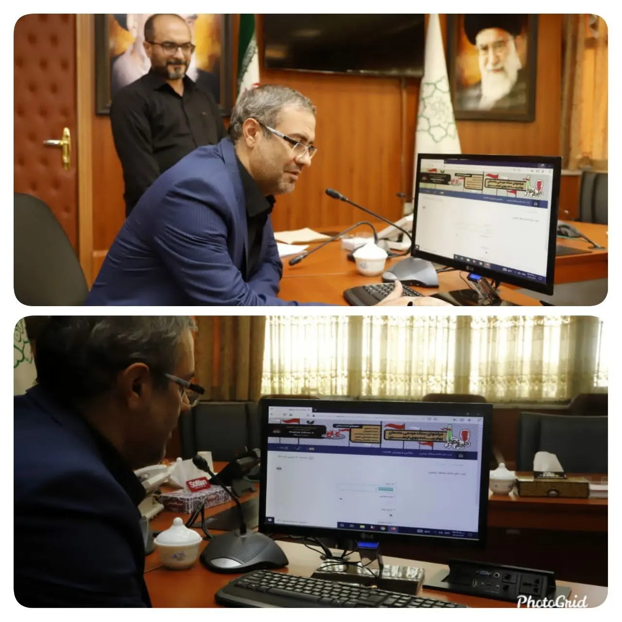 ثبت نام شهردار منطقه ١٦ در سامانه خادم منتظر
