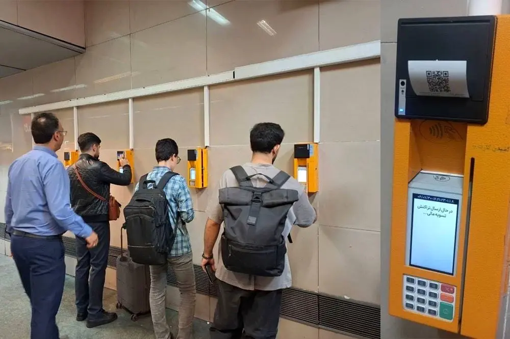 نصب پرینترهای مجهز به کاتر روی دستگاه‌های فروش بلیت در متروی تهران آغاز شد