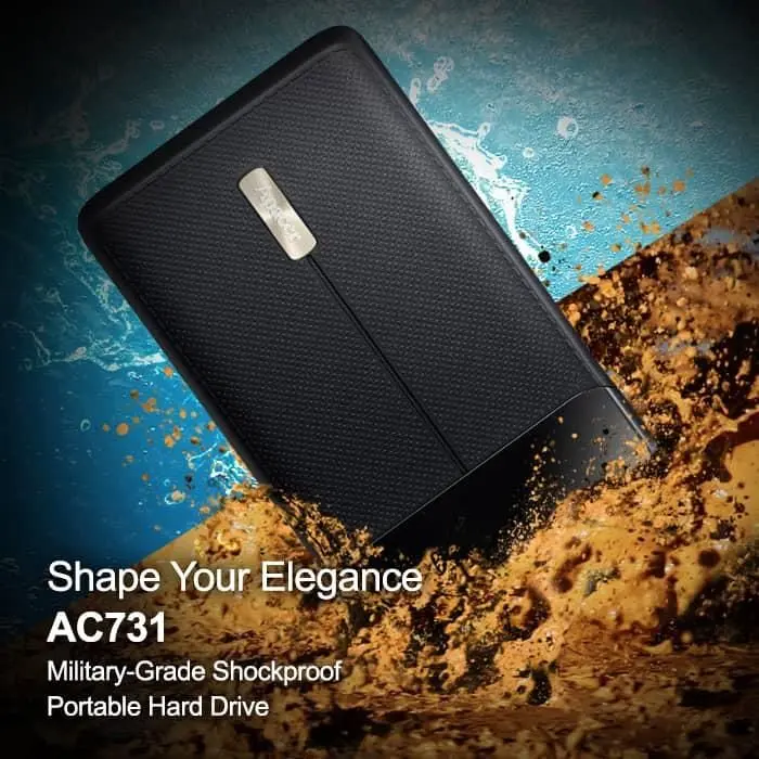 رونمایی اپیسر از هارد درایو جدید ضد ضربه AC731 USB 3.1 Gen 1