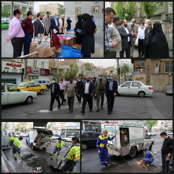  بازدید مدیرکل امور خدمات شهری از طرح نگهداشت روزهای پایانی هفته در منطقه۱۵ 

