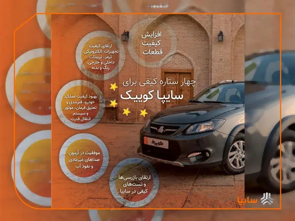 سایپاکوییک ۴ ستاره شد