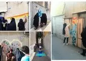 اولین کوچه ی دوستی در شمال تهران شکل گرفت

