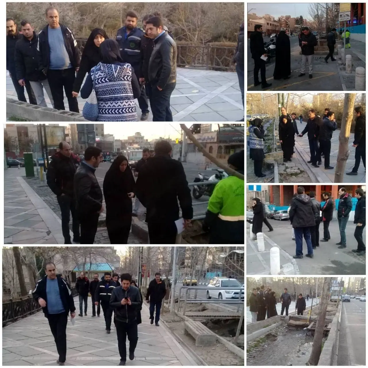 بازدید میدانی شهردار ناحیه۵ از محور خیابان ولی عصر(عج) 

