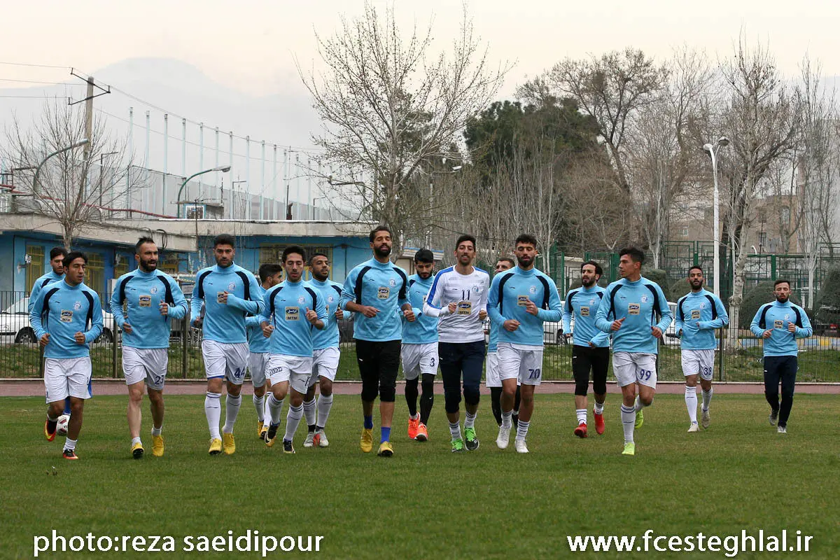 گزارش تصویری تمرین استقلال