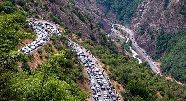 محدودیت‌های ترافیکی جاده چالوس در تعطیلات محرم