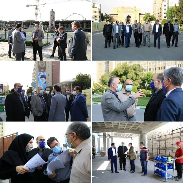 بازدید معاون فنی عمرانی شهردار تهران از روند اجرایی پروژههای میدان امام خمینی(ره)