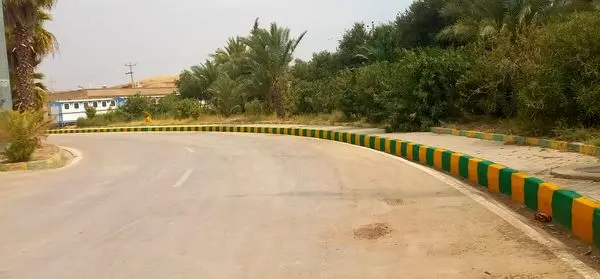  ۱۲هزار متر رنگ آمیزی جداول معابر منتهی به پایانه مرزی خسروی 

