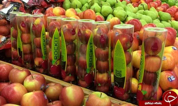 بسته‌بندی متفاوت سیب در ظروف پلاستیکی +عکس 