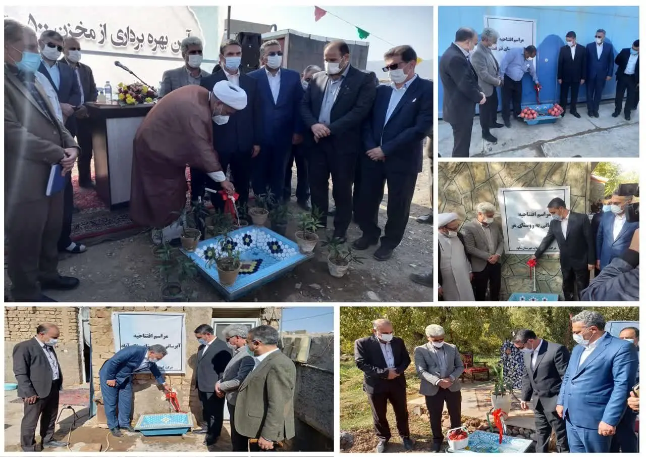 یک هزار و ۲۰۰ خانوار در شهرستان ساوه از نعمت آب آشامیدنی بهره مند شدند

