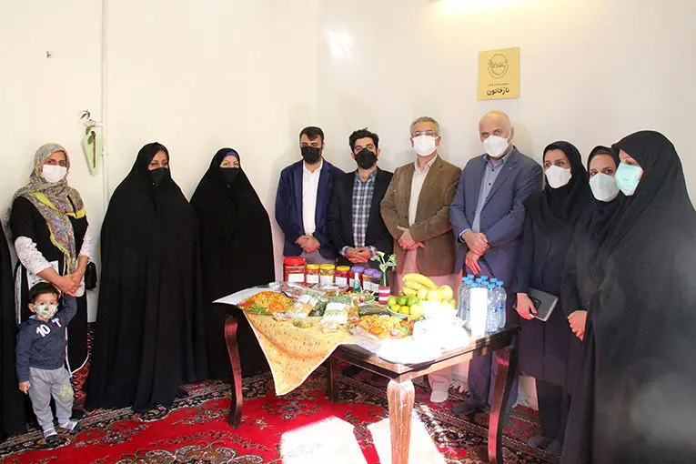 افتتاح مرکز کسب و کار خانگی محصولات خانگی نازخاتون در محله مظاهری منطقه ۱۵ 

