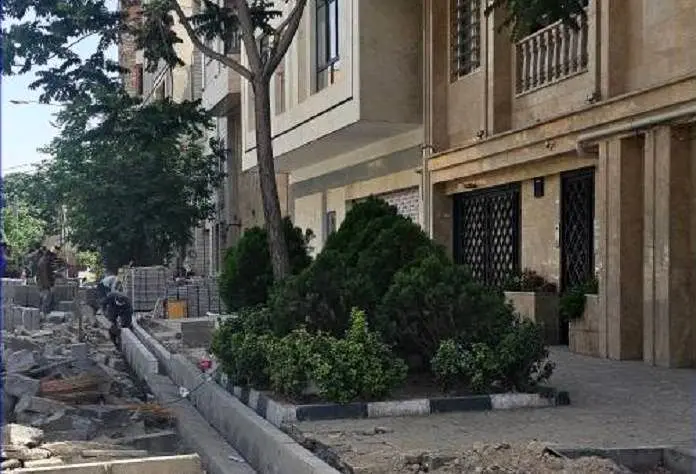 بهسازی معابر تهران‌ویلا آغاز شد

