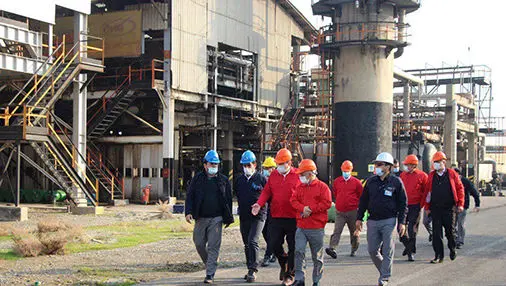 بازدید عضو هیات مدیره شستا و مدیرعامل تاپیکو از پالایشگاه روغن سازی ایرانول
