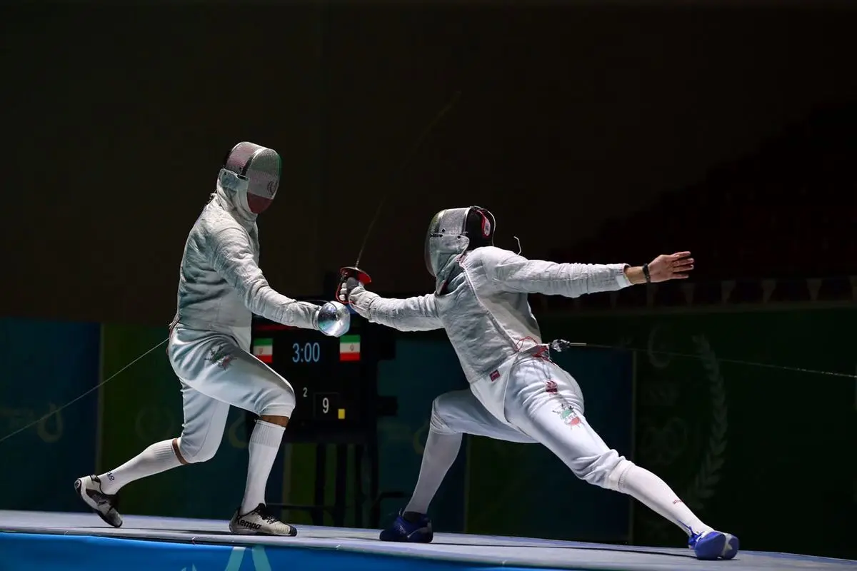 شمشیربازی اسلحه اپه مردان ایران فینالیست شد