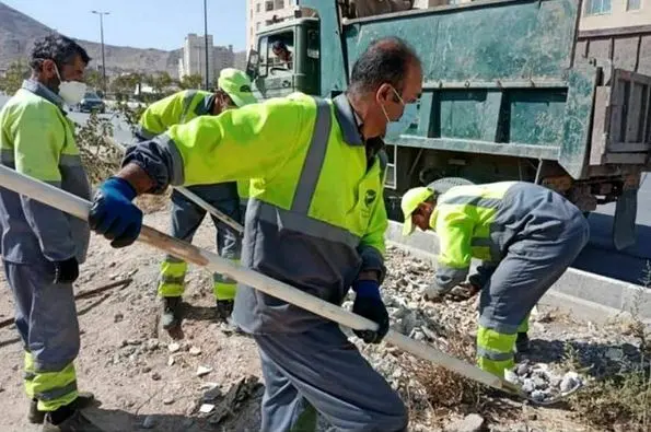 اجرای طرح جهادی پاکسازی سطح منطقه دو اراک