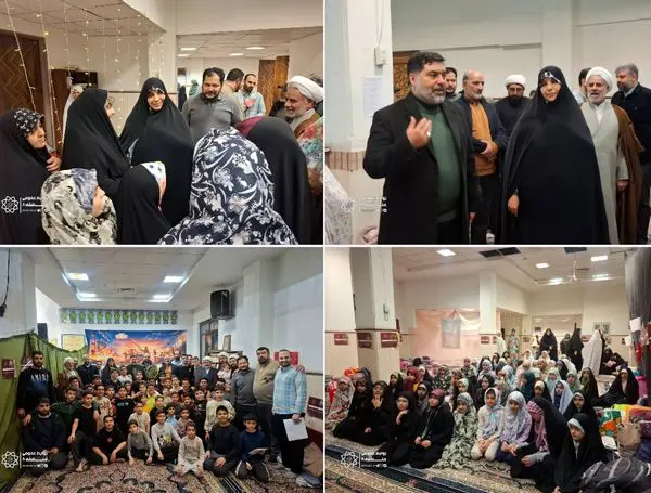 دیدار با معتکفین نوجوان محله کرمان 



