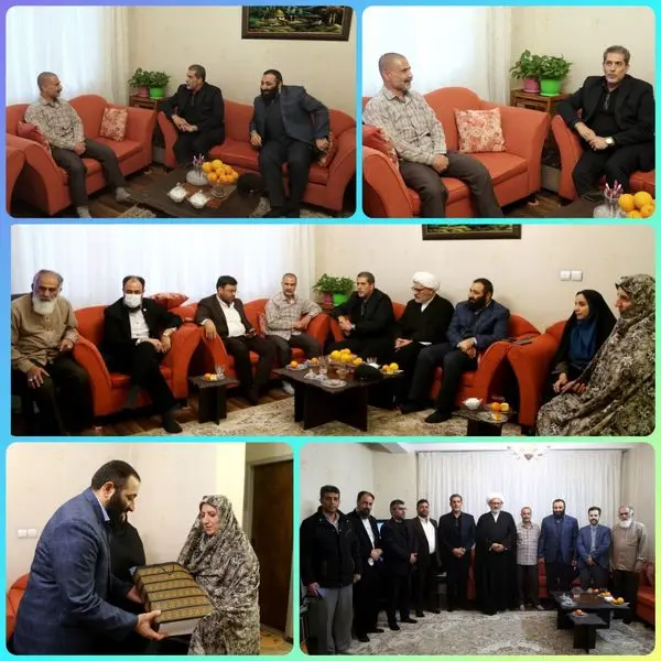 دیدار شهردار منطقه ۱۵ با جانباز ۷۰ درصد سید جمال هاشمی