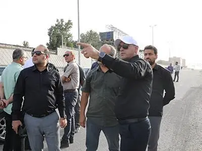 ارزیابی سرپرست معاونت فنی و عمرانی از روند تکمیل فاز نخست بزرگراه شهید بروجردی