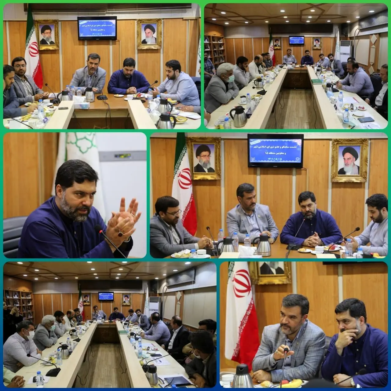 نشست سخنگو و عضو شورای اسلامی شهر تهران با شهردار و معاونین منطقه ۱۵

