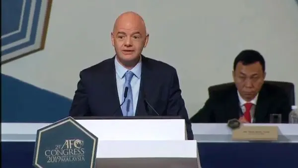 اینفانتینو:از میزبانی ایران در فینال لیگ قهرمانان آسیا تشکر می کنم