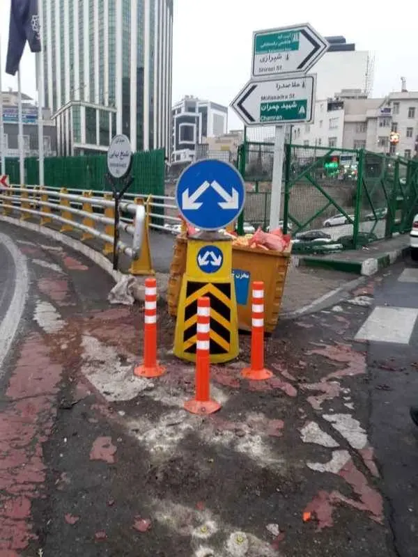 افزایش ایمنی معابر و بزرگراه های منطقه 3 با نصب تجهیزات ترافیکی

