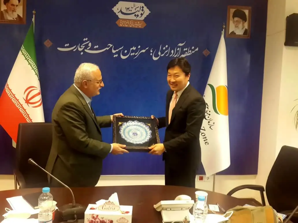 ایجاد و گسترش روابط تجاری بنادر کره و منطقه آزاد انزلی