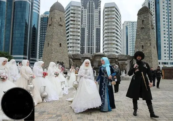 ازدواج دسته‌جمعی ۲۰۰ زوج+عکس