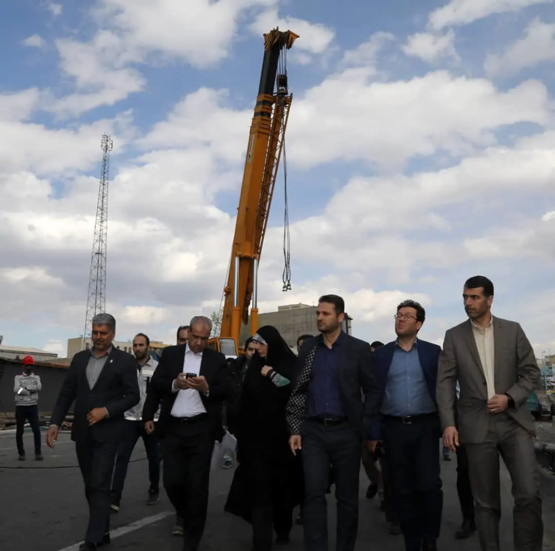 بازدید معاون فنی و عمرانی شهرداری تهران از پروژه پل دوربرگردان بزرگراه باقری محدوده جانبازان

